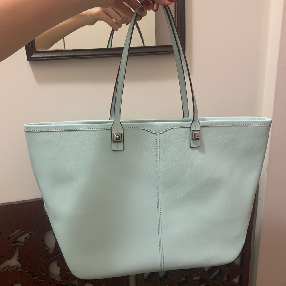 Rebecca Minkoff Tote, Ice/mint blue!
